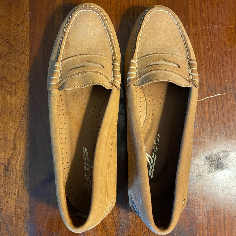 Sperry Tan Leather Loafers